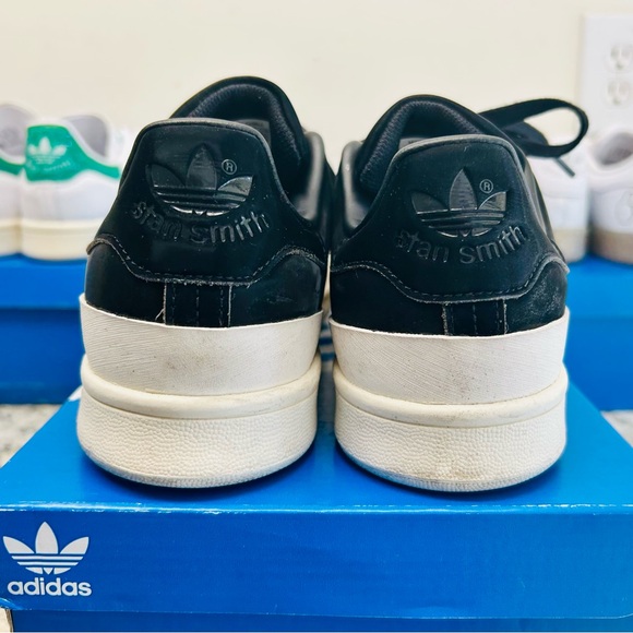 adidas Stan Smith Black and White Sneakers M5.5/W7 - Picture 5 of 5